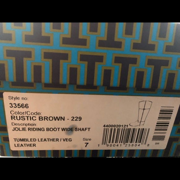 *SOLD* Tory Burch Riding Boots - Picture 3 of 5